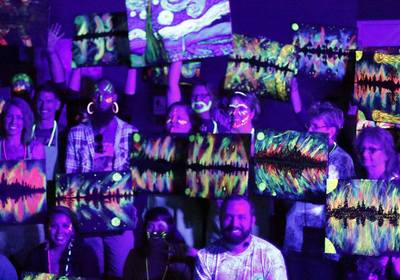 Black Light Paint Night
